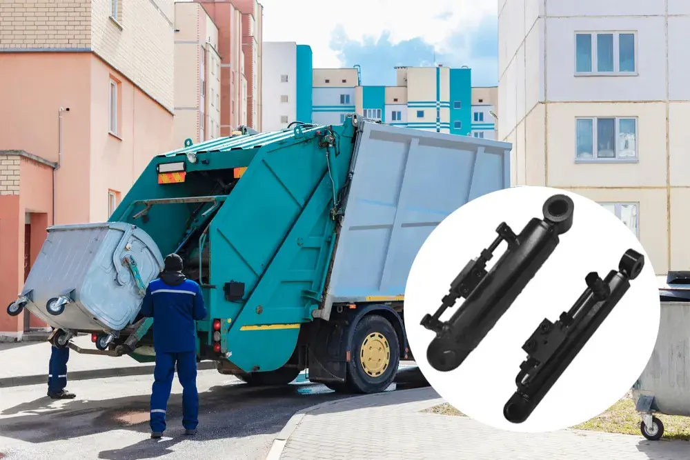 Sanitation Machinery Locking Hydraulic Cylinder